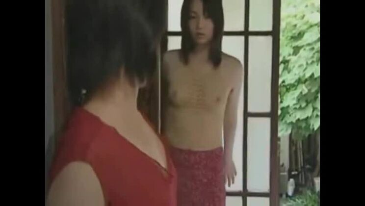 Teasing stubbly Japanese lady in a kinky sex movie