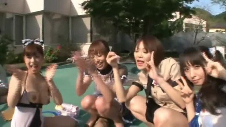 Charming breasty Japanese lady