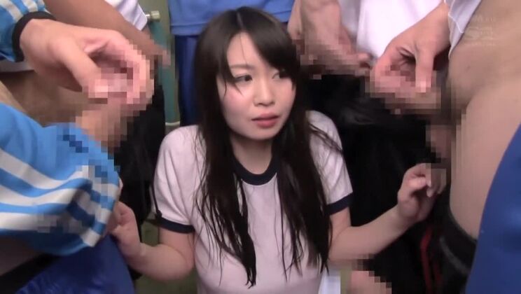 Nice Japanese lady got a sperm shot on her face