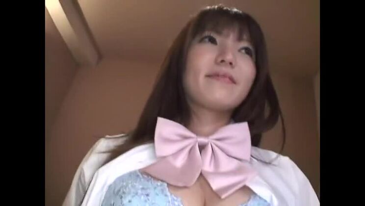 Pleasing Japanese School Uniform on real homemade porn video