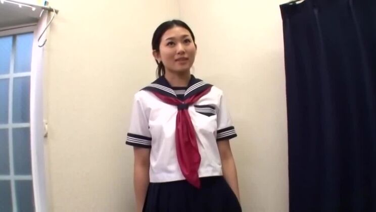 Cosplay porn video featuring School Uniform, Mio Kitagawa and Biew