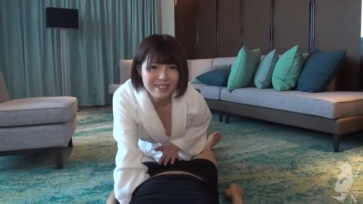 Japanese very cute teen ride