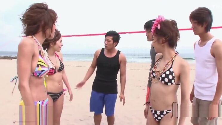 Four Japanese Volleyball Girls in Orgy -Uncensored JAV-