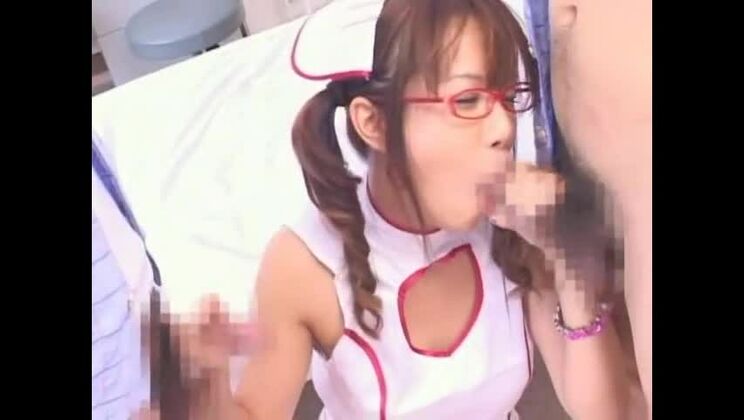 Incredible Japanese whore Rino Konno in Exotic Nurse, Couple JAV scene