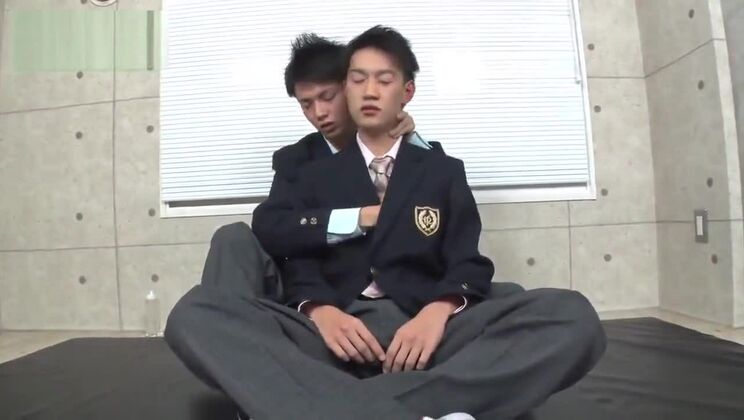 Japanese uniform student gay fuck