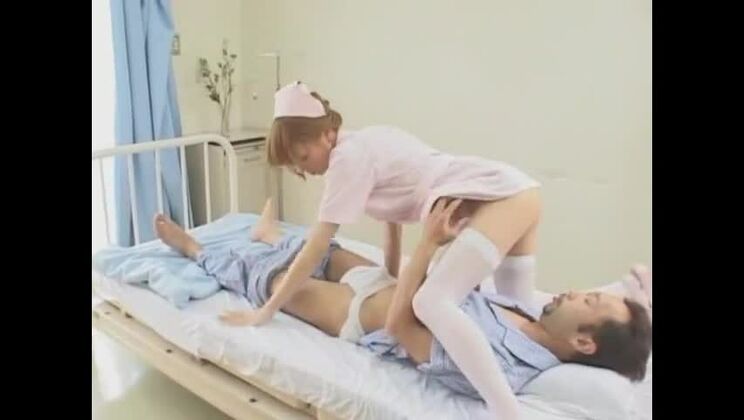 Horny Japanese girl in Amazing Nurse/Naasu, Cunnilingus JAV video