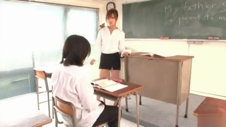 Rio Fujisaki Lovely Japanese teacher