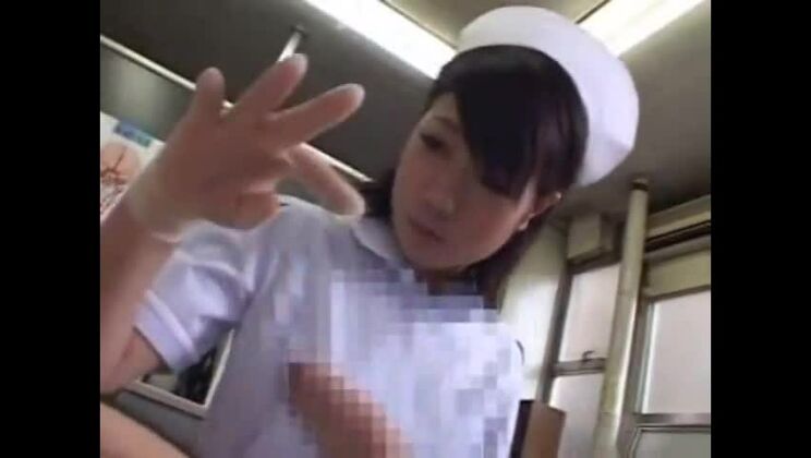 japanese nurse hand job