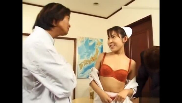 Mako Mochizuki wild nurse rocking sex!