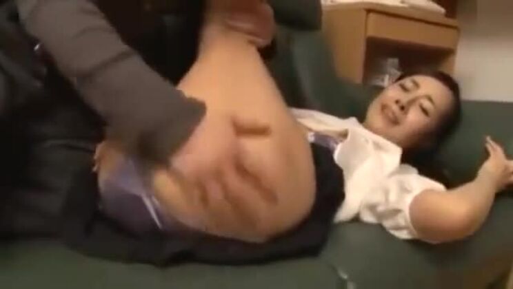 Japanese Hairy Cunt Fingering