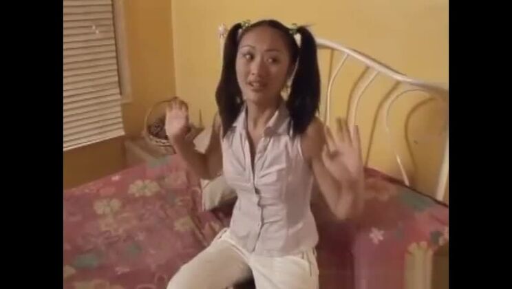 Bizarre Scene As Hot Japanese Teen Sucks Feral Fantasy Man